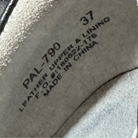 Alegria Women's Pal-790 Black Sparkle Leather Clogs Sz 37 - Picture 9 of 9